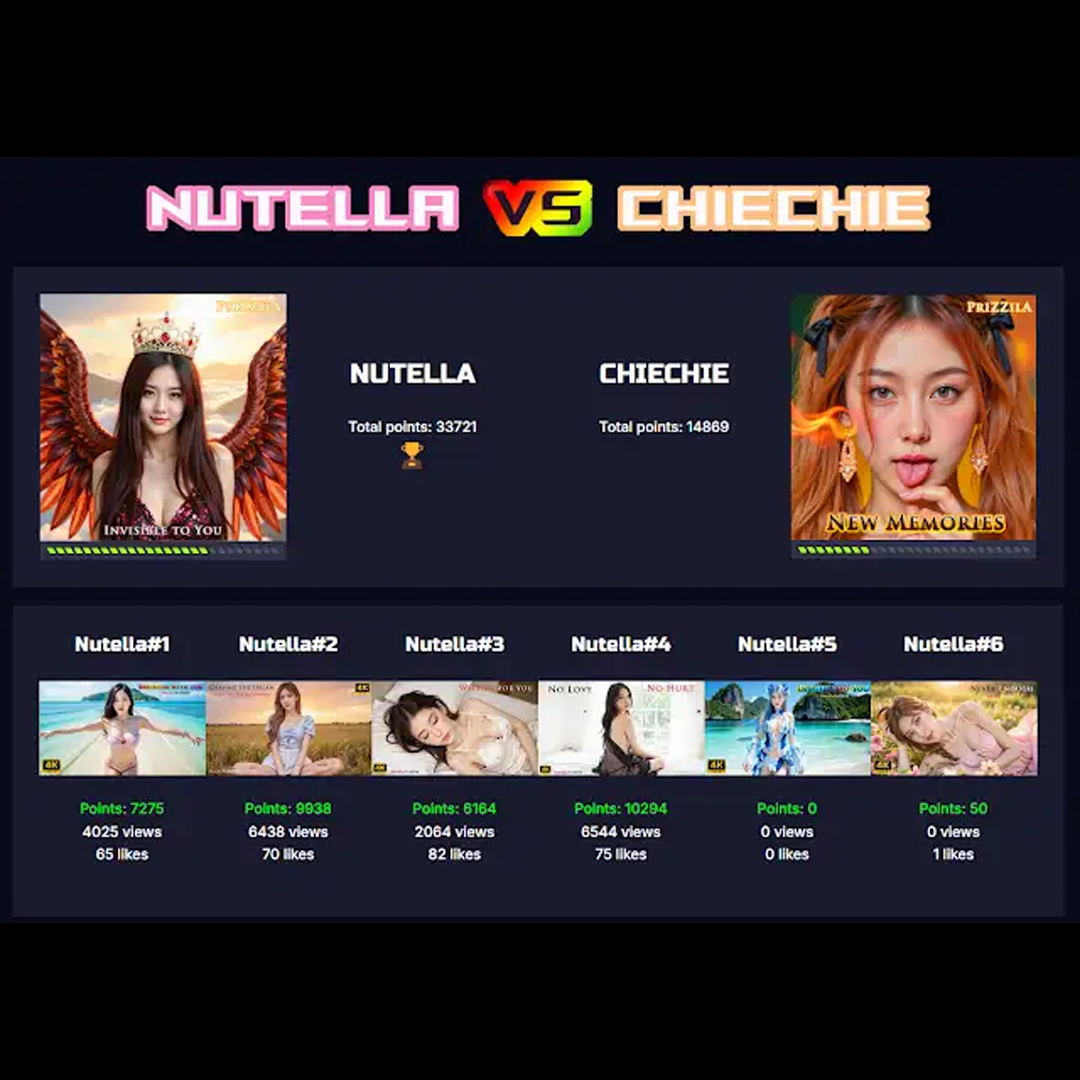 Nutella vs. ChieChie Competition